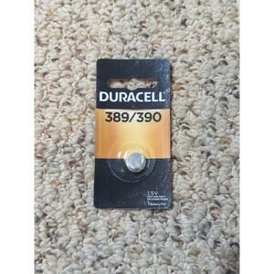 389/390 Duracell Silver Oxide Batteries (AG10, 189, LR1130, SR1130SW, SR54) QTY1